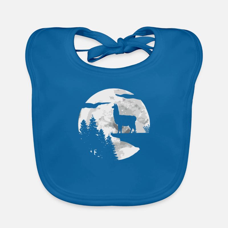 Lama Llama Alpaca Organic Baby Bibs