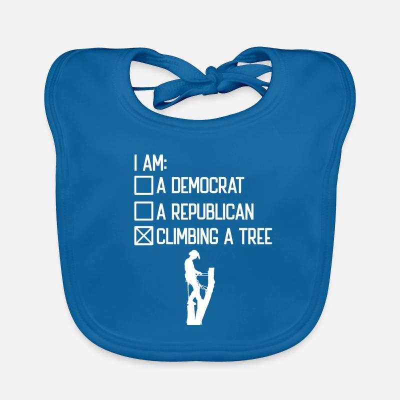 Baumklettern Baumpfleger Arborist Baumkletterer Baby Bio-Lätzchen