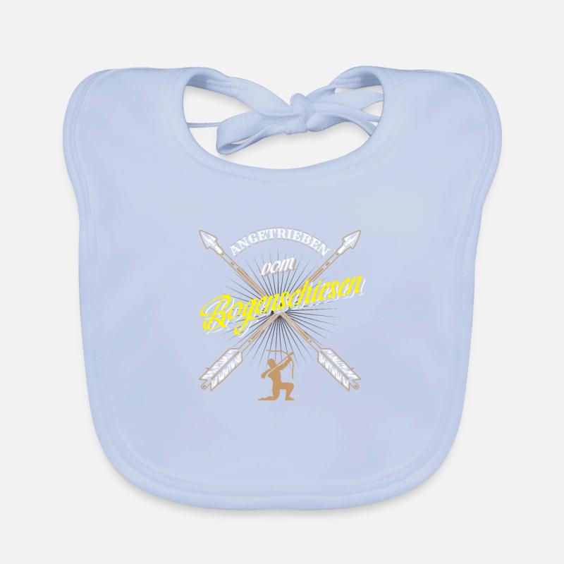 Bogenschütze Bogensport Pfeil Bogen Bogenschießen Baby Bio-Lätzchen