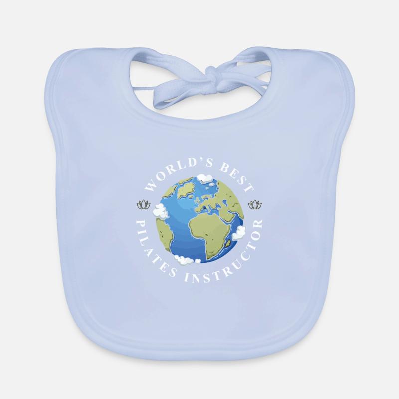 Pilates Trainer Baby Bio-Lätzchen
