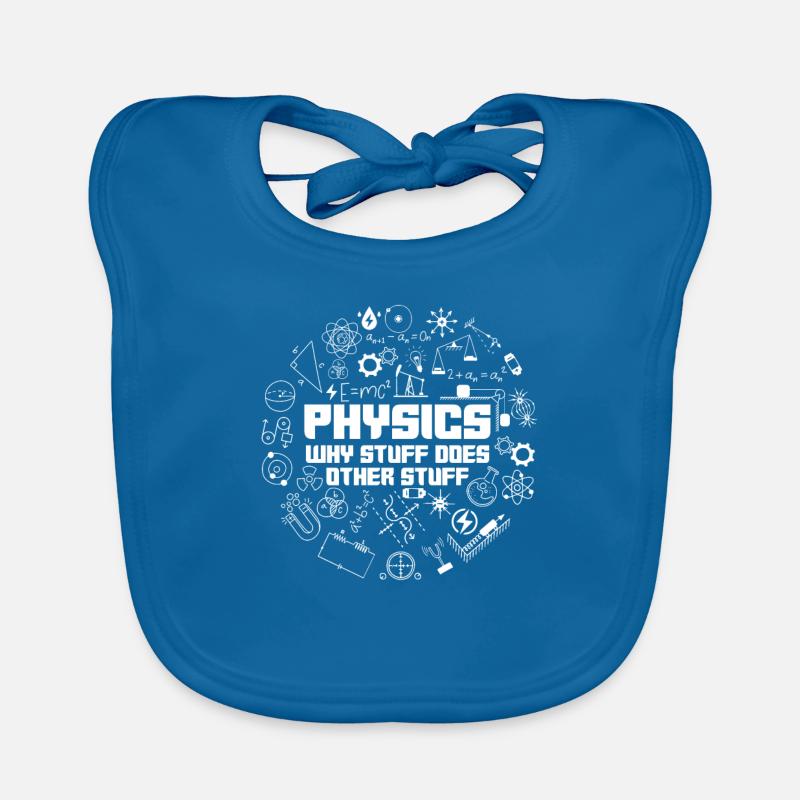 Physics Physicist Organic Baby Bibs