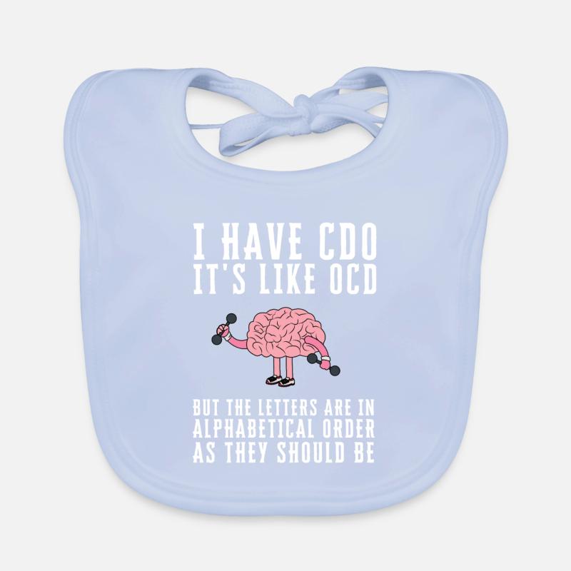 OCD Obsessive Compulsive Disorder Awareness Baby Bio-Lätzchen