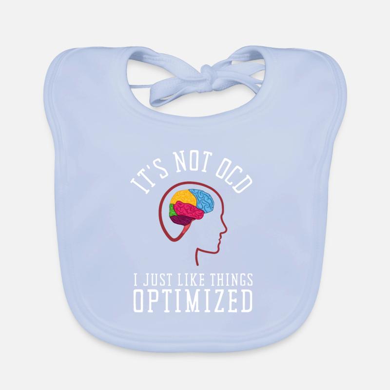 OCD Obsessive Compulsive Disorder Awareness Baby Bio-Lätzchen