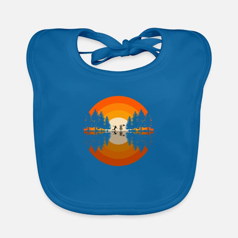 Frisbee Golf Organic Baby Bibs