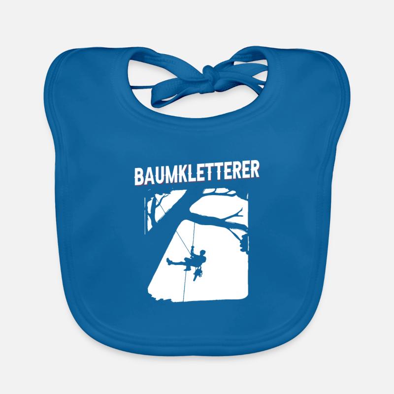Baumklettern Baumpfleger Arborist Baumkletterer Baby Bio-Lätzchen
