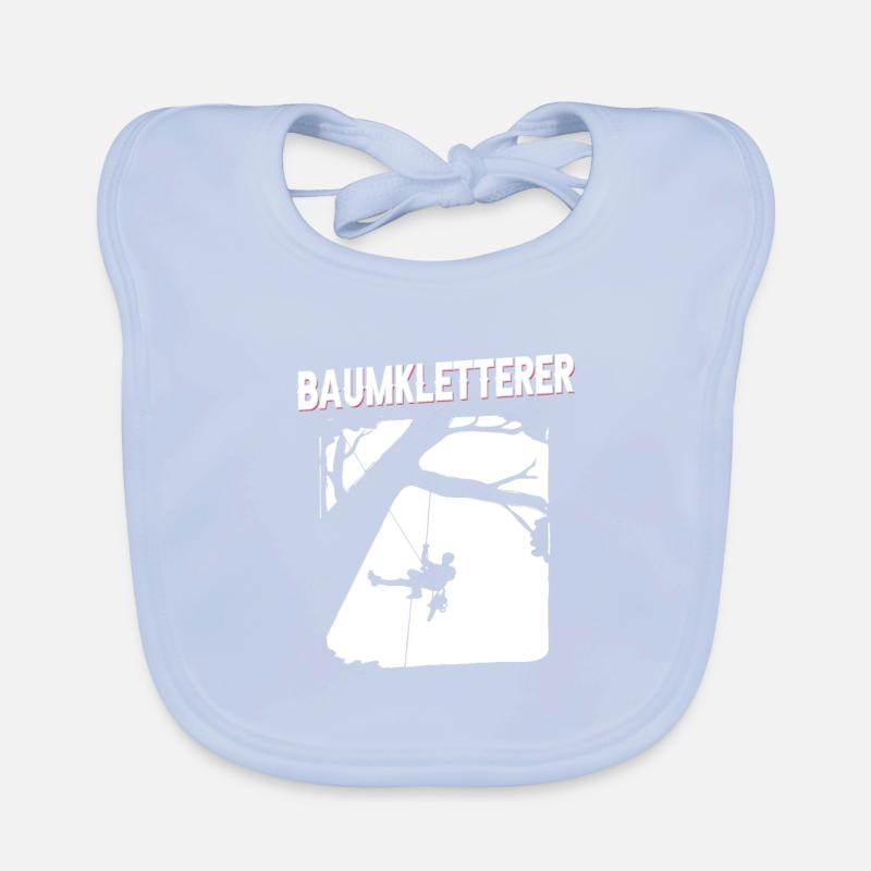 Baumklettern Baumpfleger Arborist Baumkletterer Baby Bio-Lätzchen