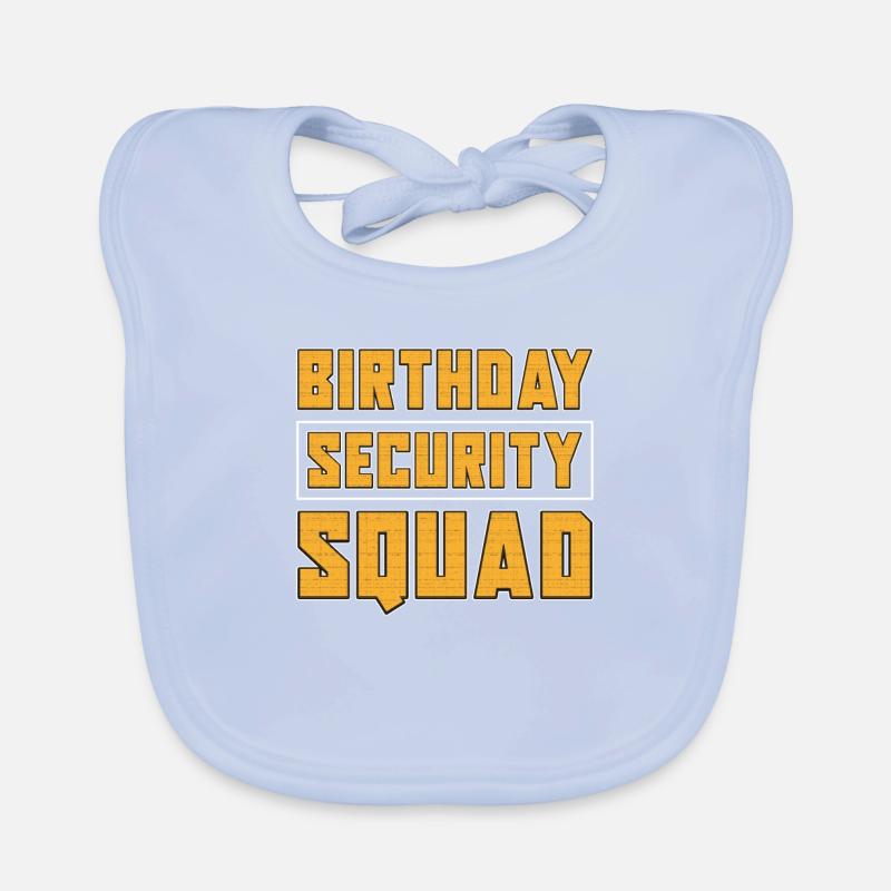 Security Wachmann Sicherheitsdienst Baby Bio-Lätzchen