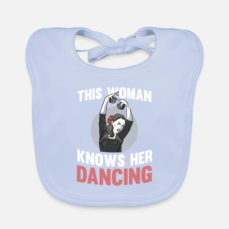 Dancing Dancer Dance Organic Baby Bibs