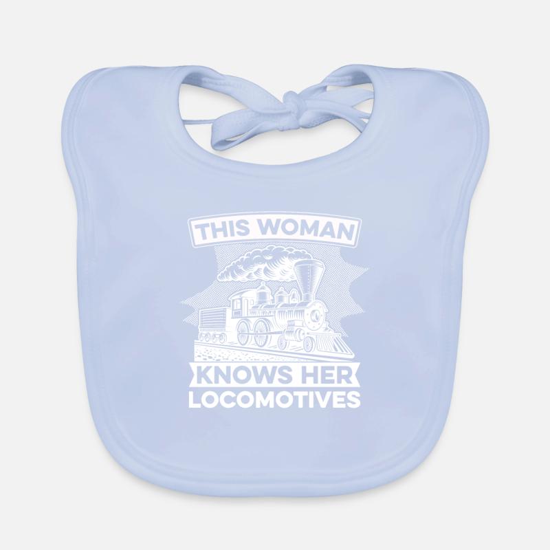 Railway Railway Train Train Train Driver Organic Baby Bibs