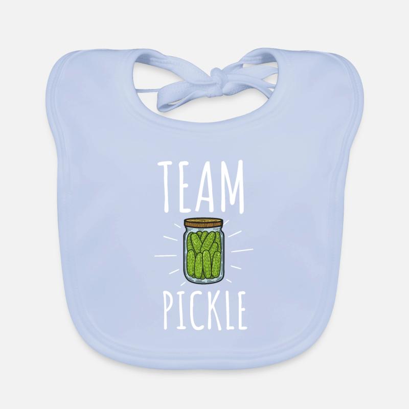 Cornichons Concombre Cornichon Lover Pot de cornichon en conserve Bavoir bio Bébé