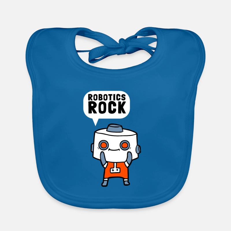 Robotics Robots Droid Builder And Robotics Organic Baby Bibs