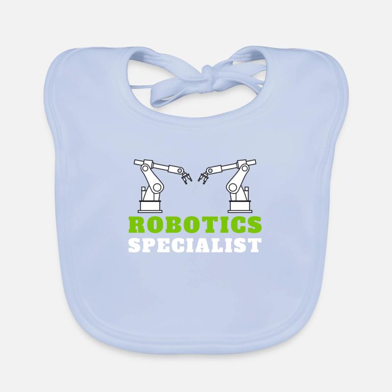 Robotics Robots Droid Builder And Robotics Organic Baby Bibs