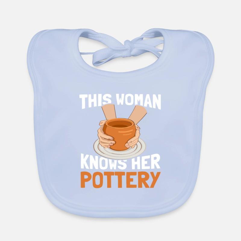 Make pottery Organic Baby Bibs