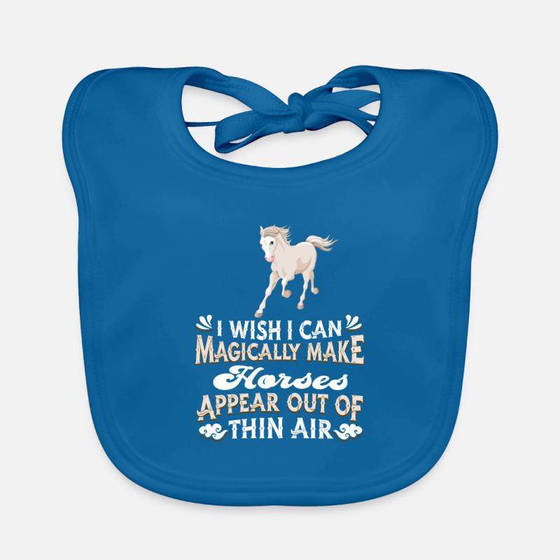 Cavalier Équitation Équitation Bavoir bio Bébé