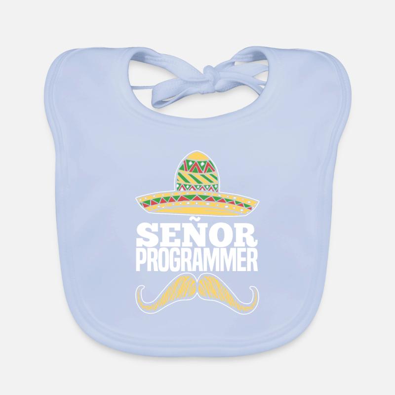 Programmer Coder Software Developer Organic Baby Bibs