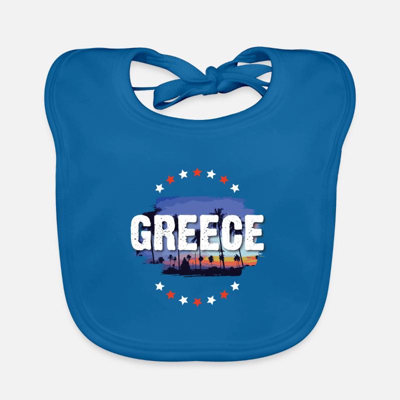 Grèce Bavoir bio Bébé