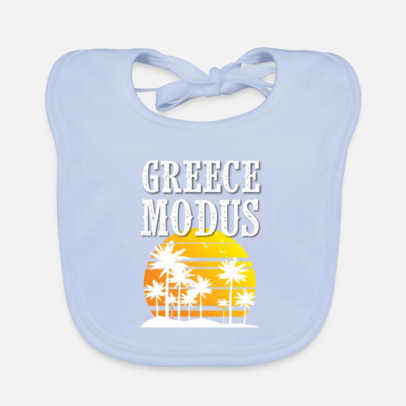 Mode Grèce Bavoir bio Bébé