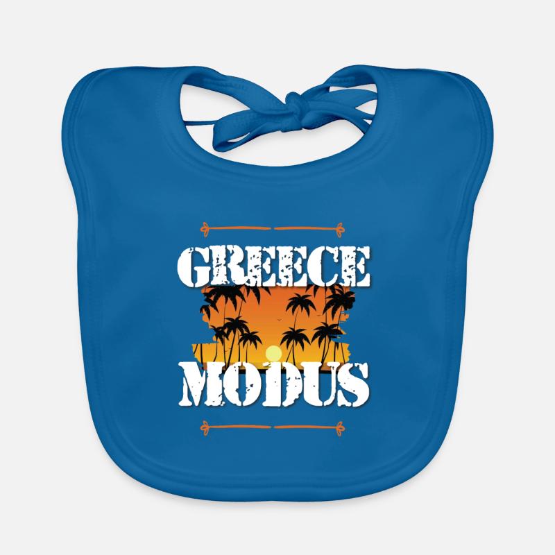 Mode Grèce Bavoir bio Bébé