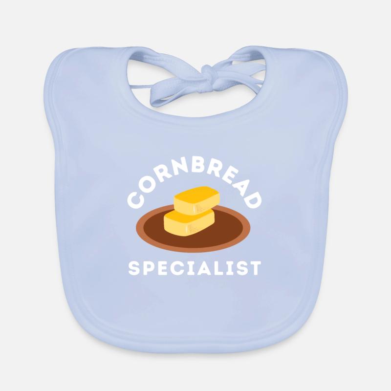 Cornbread Baking Cornmeal Muffins Batter Bread Organic Baby Bibs