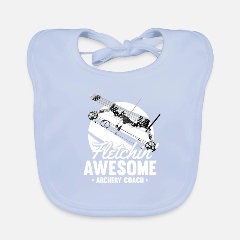 Bogenschütze Bogensport Pfeil Bogen Bogenschießen Baby Bio-Lätzchen