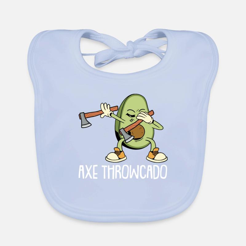 Axe Throw Axe Organic Baby Bibs