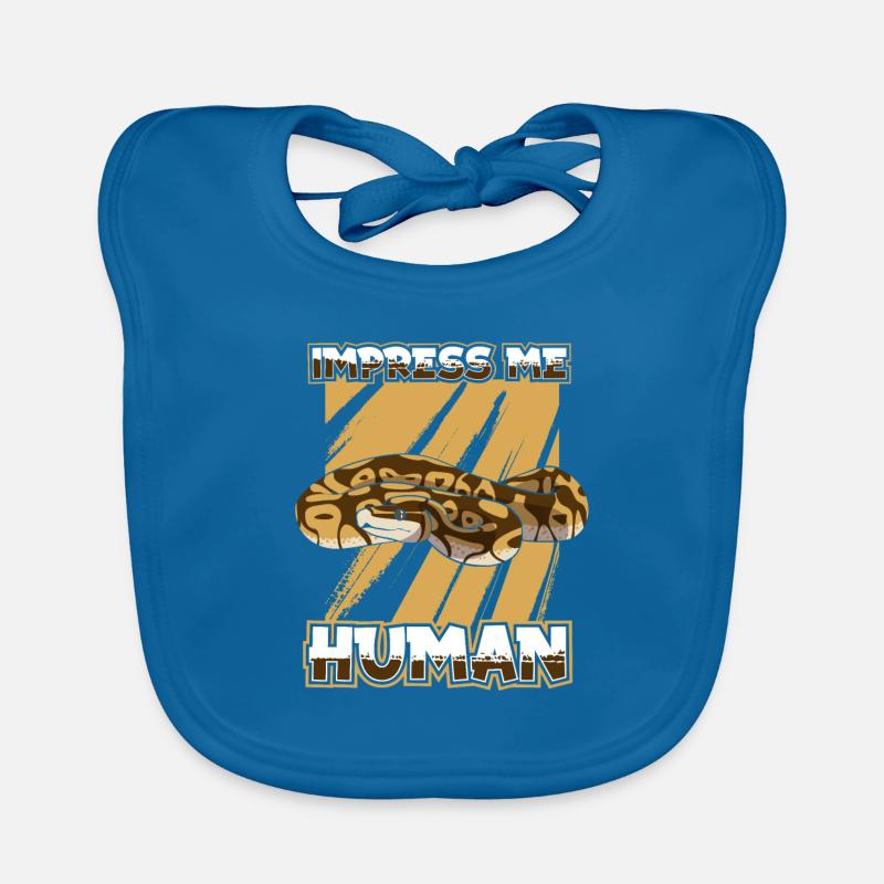 Boa Constrictor Snake Organic Baby Bibs