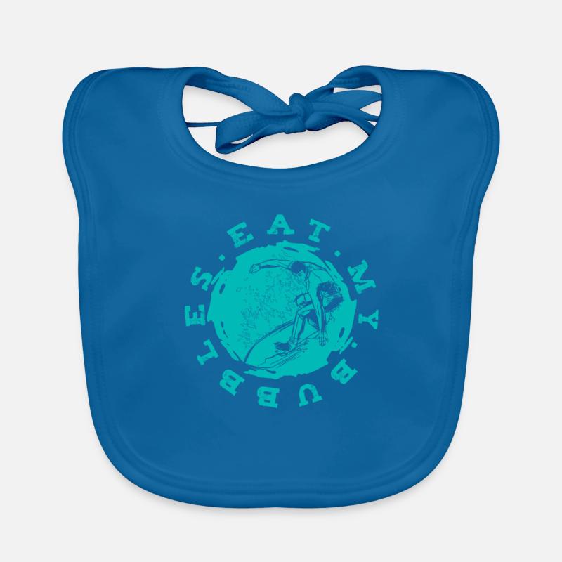 Surf Surfer Surfer Bavoir bio Bébé