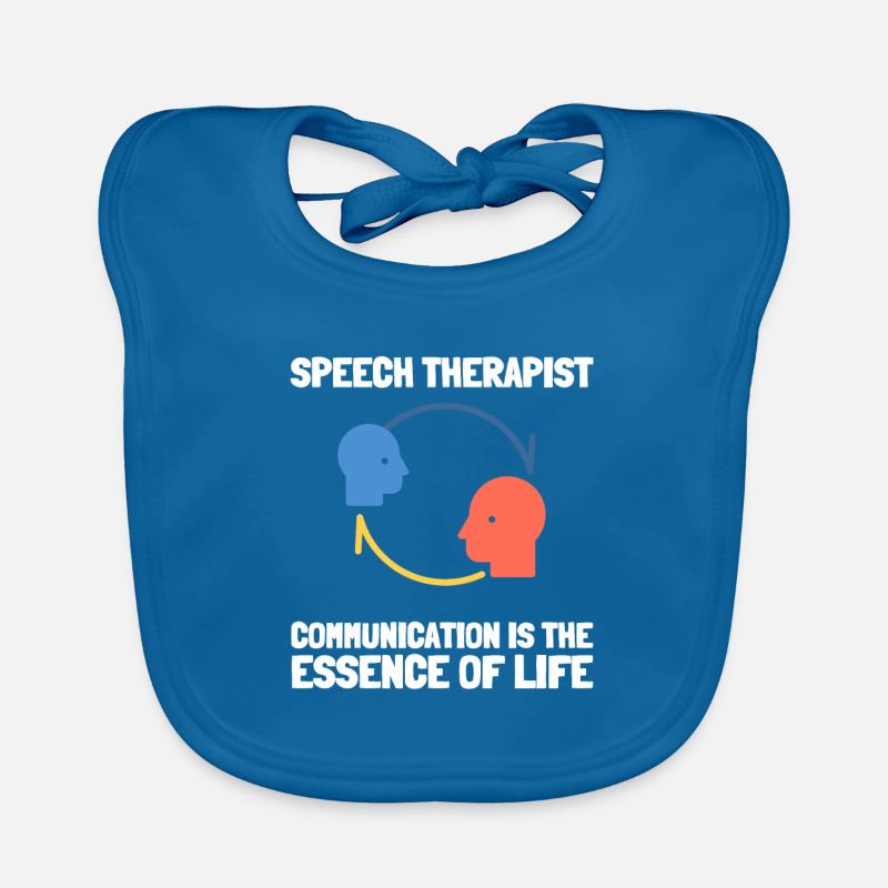 Speech Language Pathologist Speech Therapy SLP Baby Bio-Lätzchen