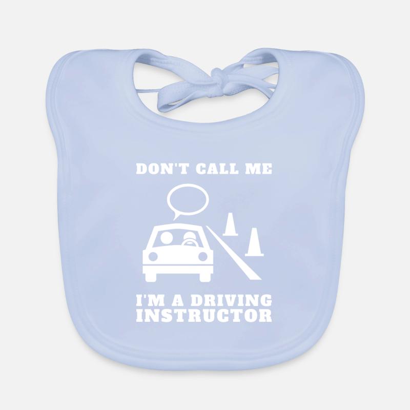 Driving Instructor Driver Car Parking Exam Driving Baby Bio-Lätzchen