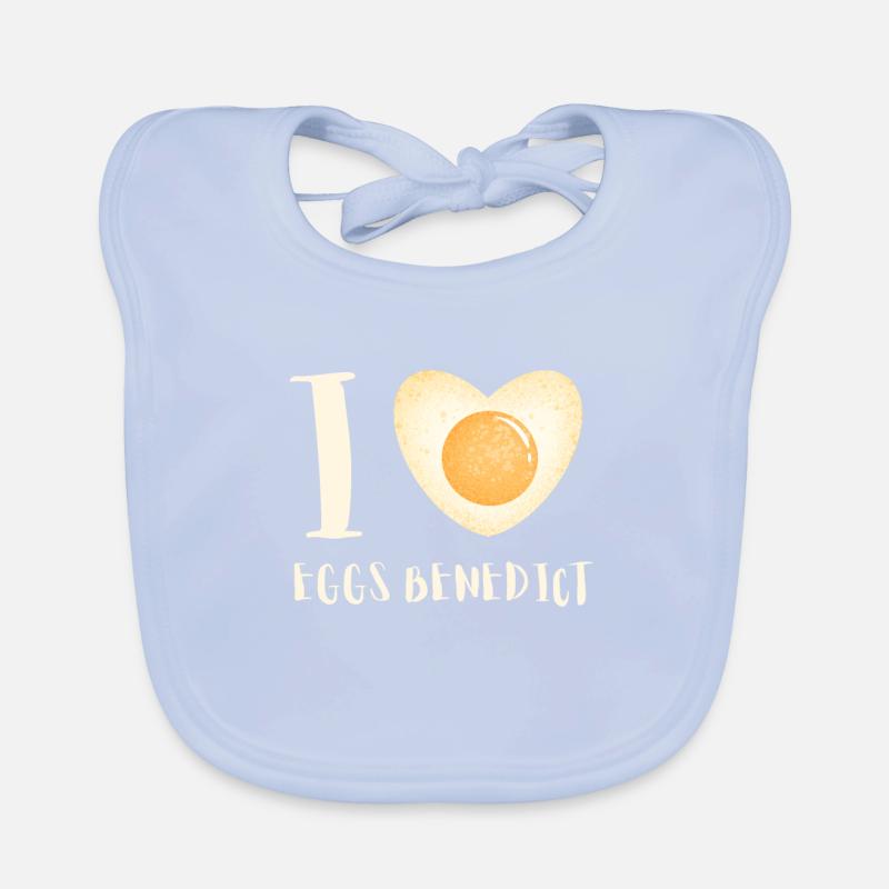 Eggs Benedicts Omelete Breakfast Brunch Organic Baby Bibs