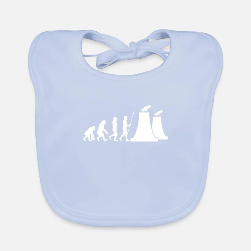 Uranium Fission Nuclear Engineering Theme Organic Baby Bibs