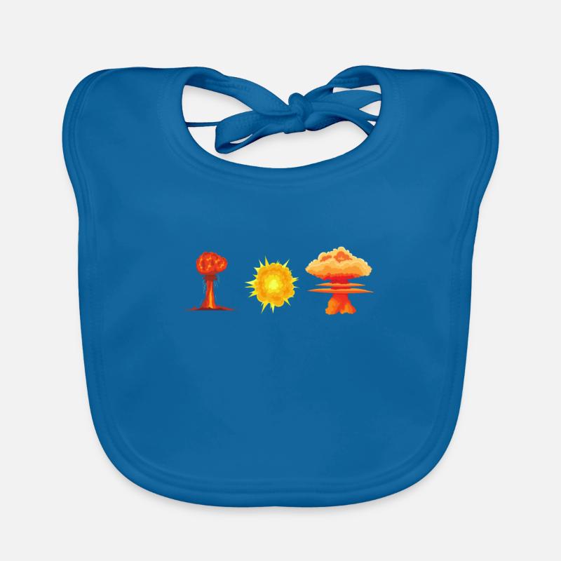 Uranium Fission Nuclear Engineering Theme Organic Baby Bibs