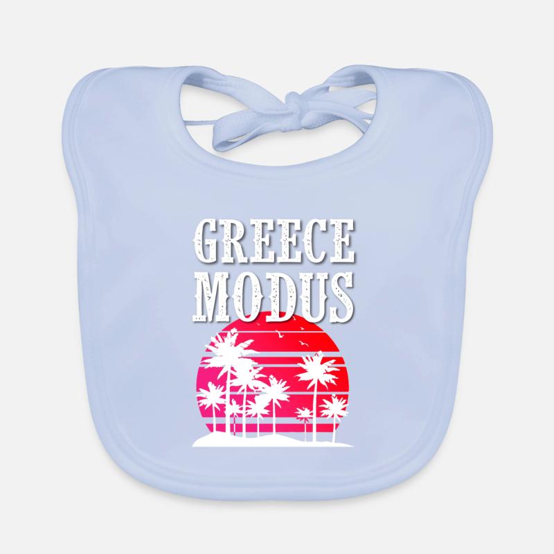 Mode Grèce Bavoir bio Bébé
