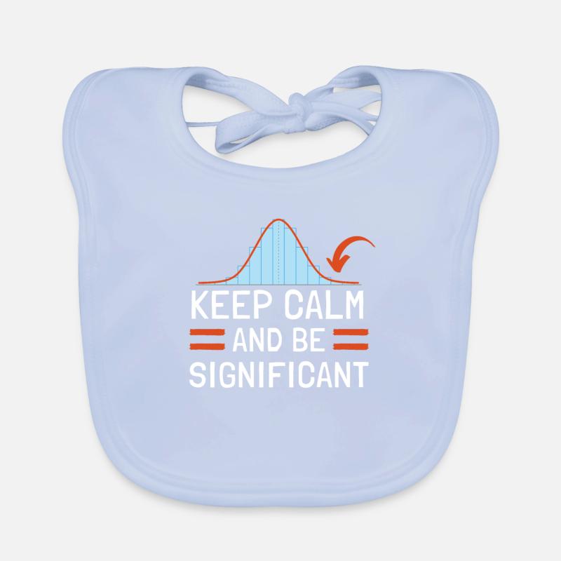 Normal Distribution Statistician Data Scientist Baby Bio-Lätzchen