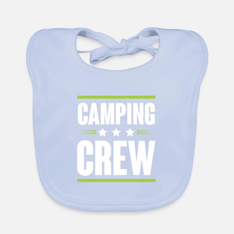 Équipe de camping Bavoir bio Bébé