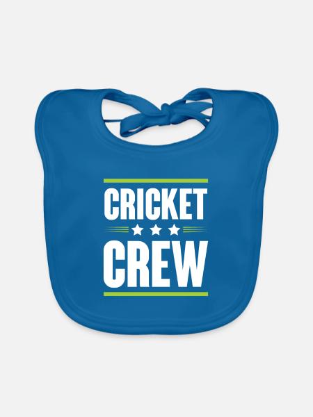 Cricket Crew - Baby Bio-Lätzchen - Pfauenblau