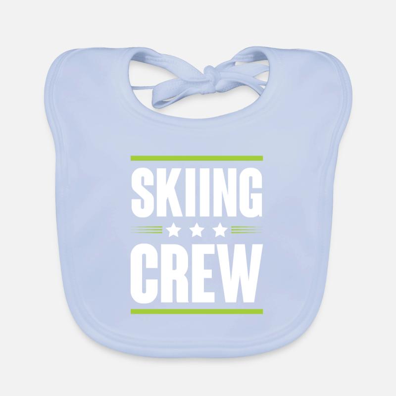 Équipe de ski Bavoir bio Bébé