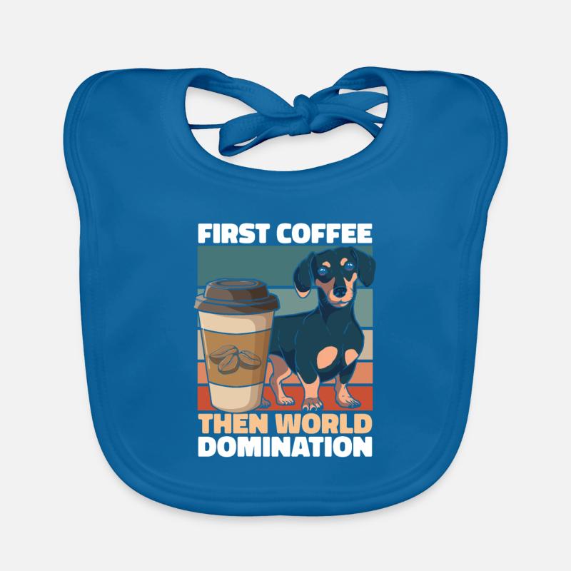 Teckel Café teckel Bavoir bio Bébé