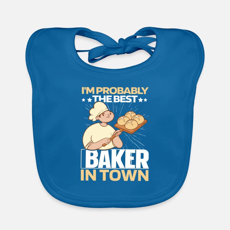 Backen Bäcker Bäckerei Baby Bio-Lätzchen