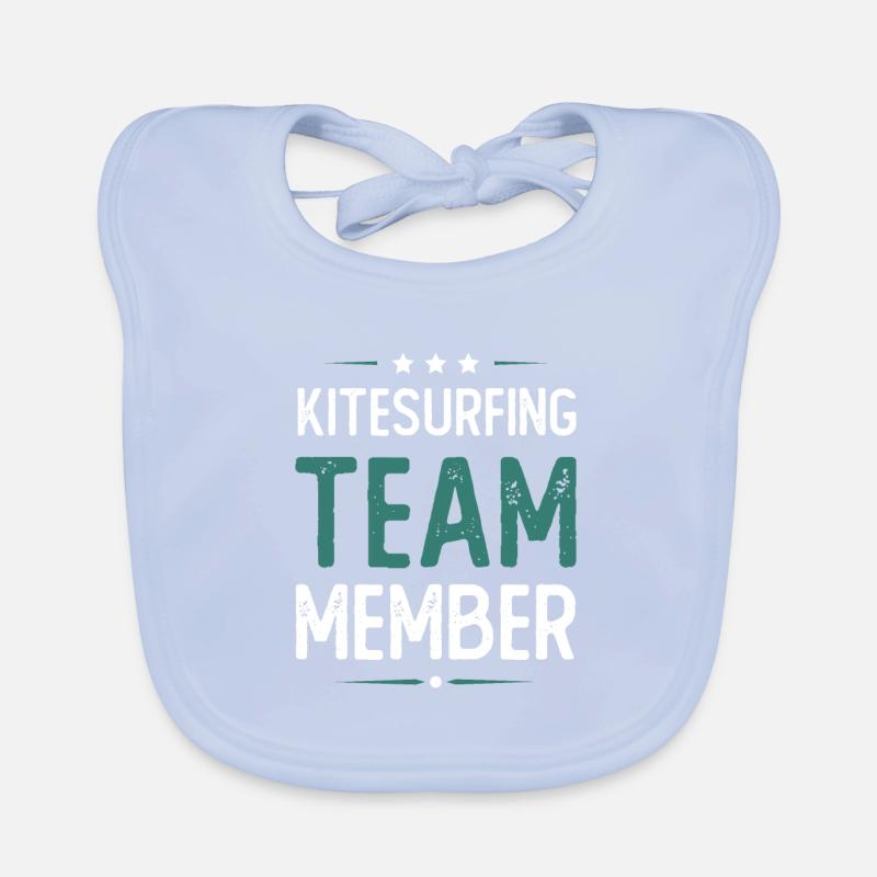 Équipe de kitesurf Bavoir bio Bébé