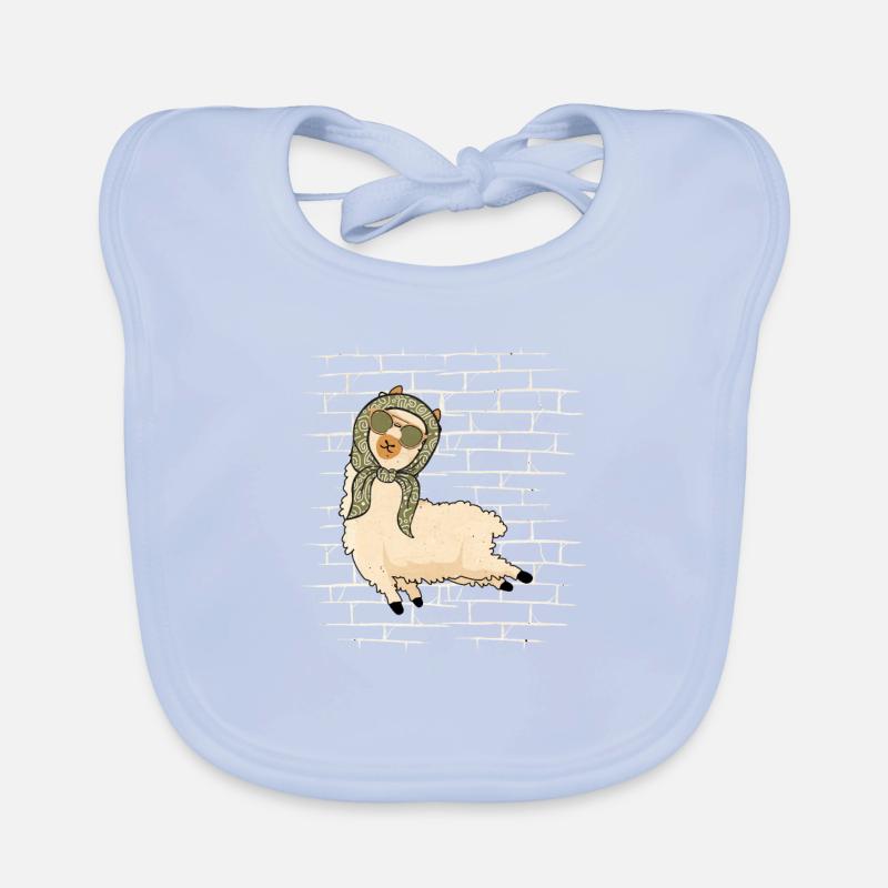 Lama Llama Lunettes de soleil Echarpe Bavoir bio Bébé