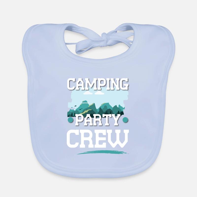 Équipe de camping Bavoir bio Bébé