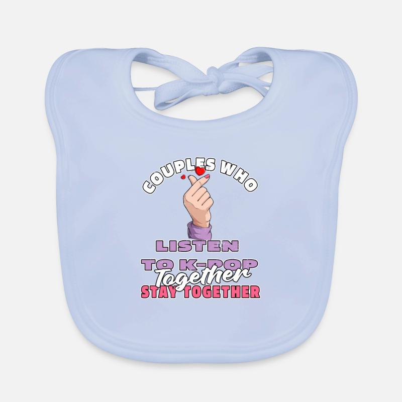 K Pop Kpop Paire Pop Coréenne Bavoir bio Bébé