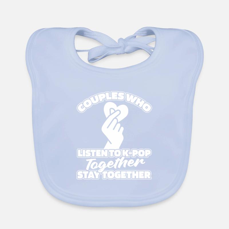K Pop Kpop Korean Pop Pair Organic Baby Bibs