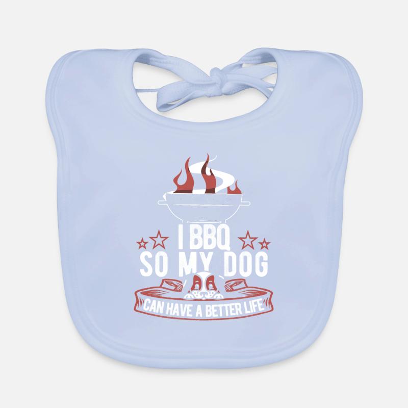Bbq Cricket Dog Organic Baby Bibs