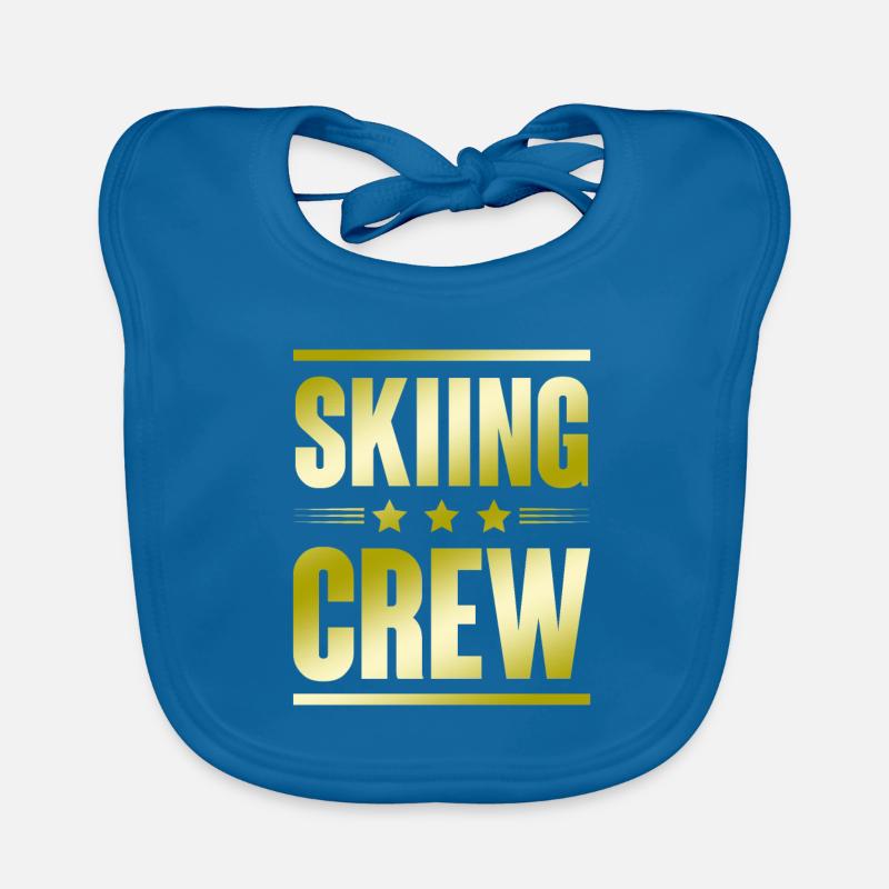 Équipe de ski Bavoir bio Bébé