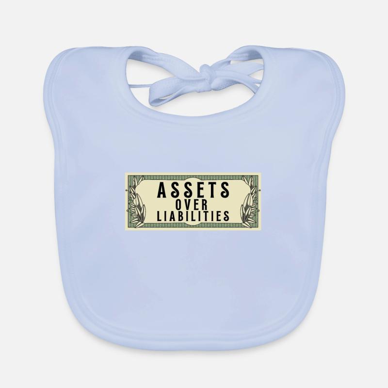 Assets Over Liabilities Entrepreneur Accountant Organic Baby Bibs