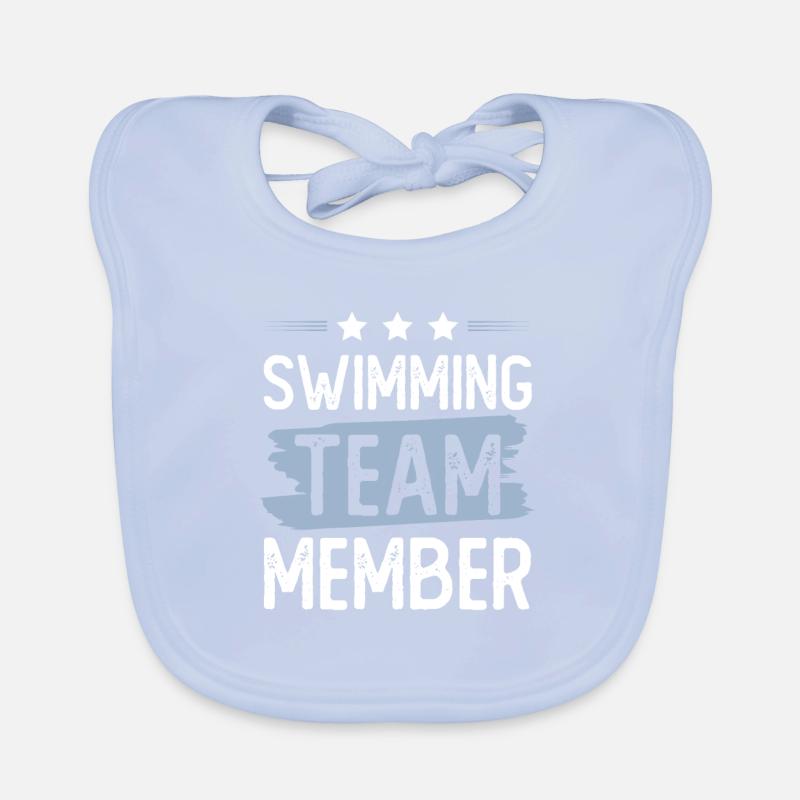 Équipe de natation Bavoir bio Bébé