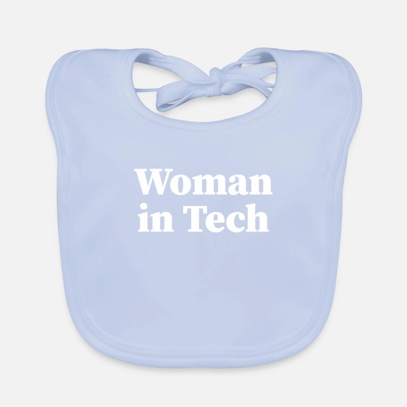 Entwickler Coder Programmierer Frau Baby Bio-Lätzchen