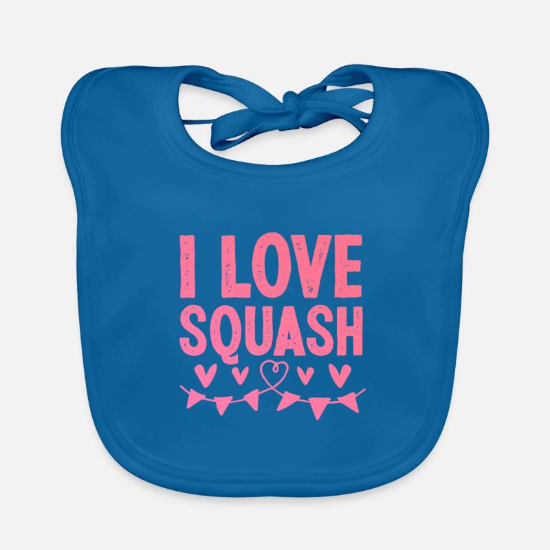 Ich liebe Squash Baby Bio-Lätzchen